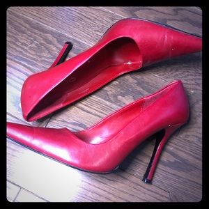 Aldo red pumps, size 38